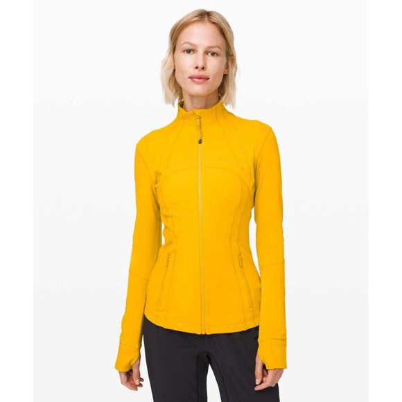 Lululemon Define Jacket in Honeycomb Yellow Size 6
